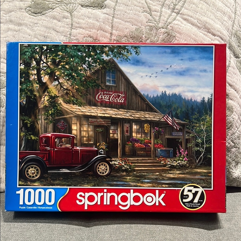 Springbok Country General Store jigsaw Puzzle 1000pc cola cola sign